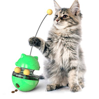 HKM-3633341 Interactive Pet Tumbler Toy for Cats - Slow Food Leaking Ball, Durable Educational Game in Multiple Colors