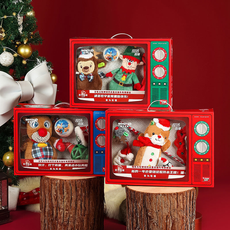 HKM-363475 Durable Plush Bite-Resistant Toys for Dogs and Cats - Gift Box Options Available