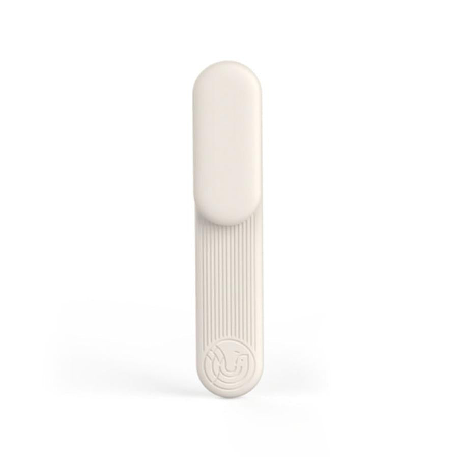 HKM-363603 Stainless Steel Knot Opening Tool Brush in Cream White, Avocado Green, and Peach Powder