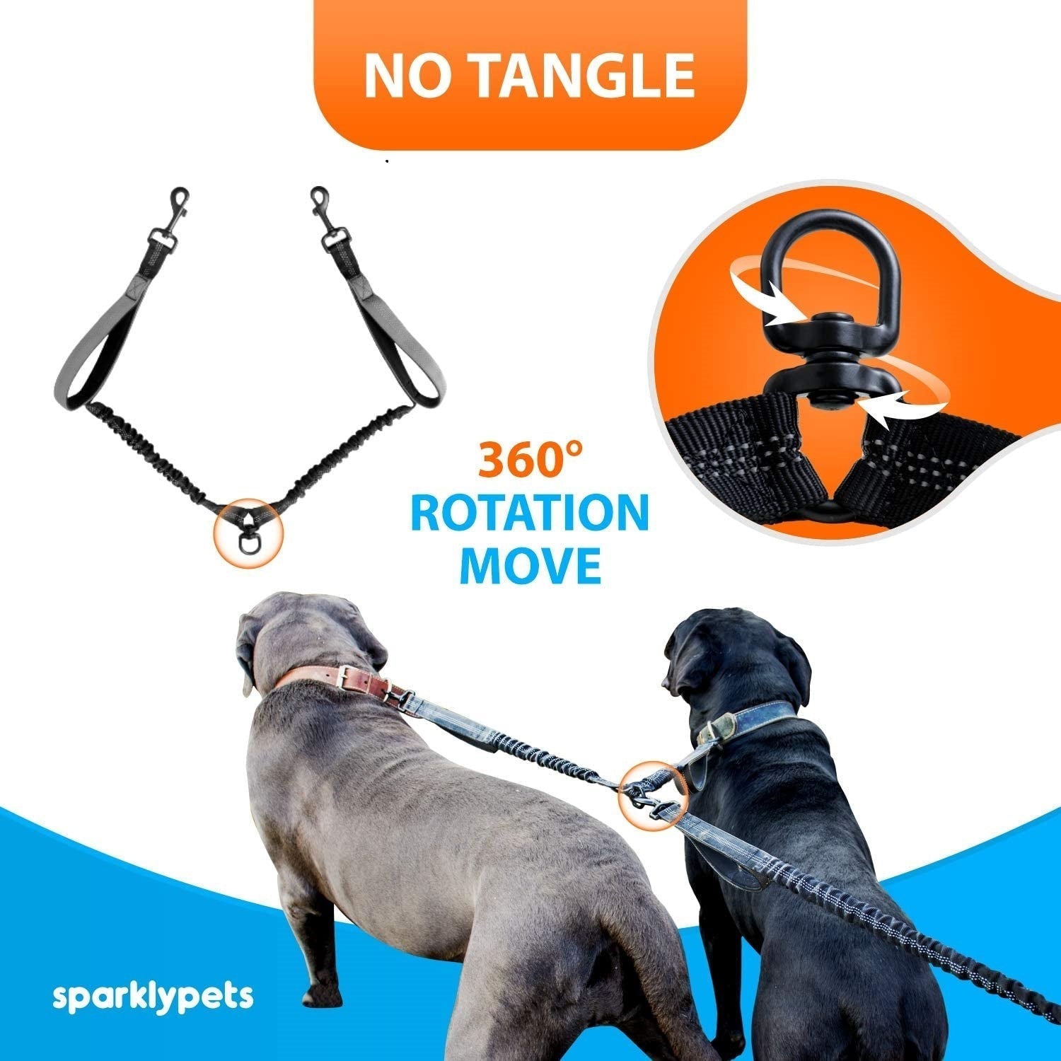 HKM-3636285 Durable Nylon Pet Running Leash with Hand Holding Rope - Multiple Color Options
