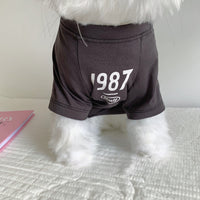 HKM-3636669 Casual Cotton T-Shirt for Dogs, Cats, and Pets - Universal Fit