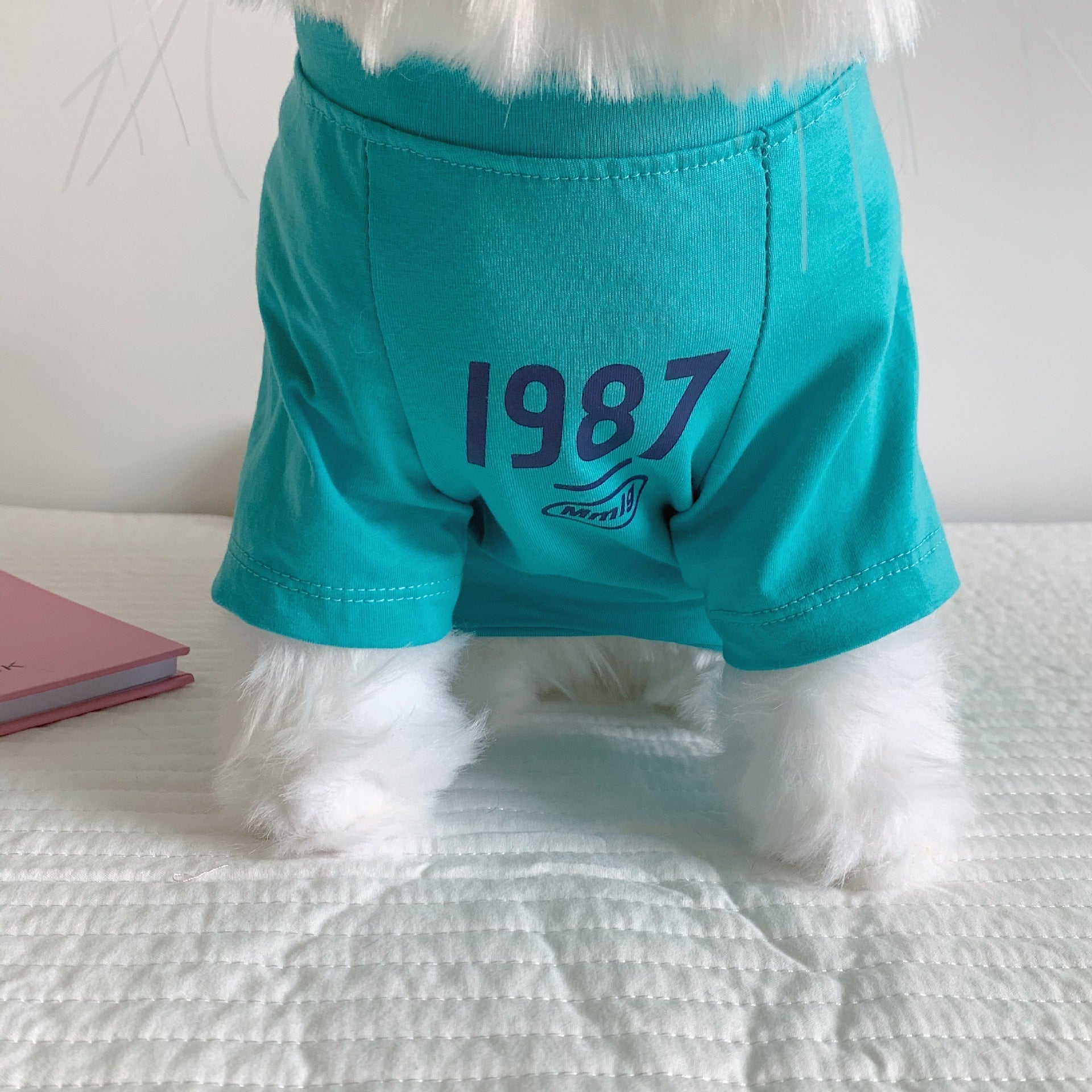 HKM-3636669 Casual Cotton T-Shirt for Dogs, Cats, and Pets - Universal Fit