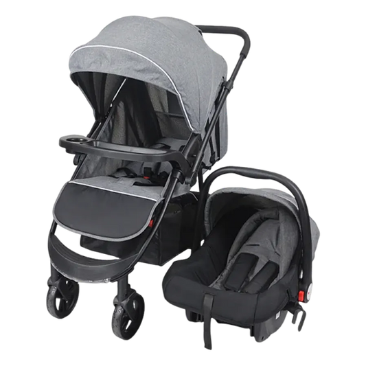 HKM-363731 2 in 1 Be-directional Baby Stroller with Car Seat for Toddlers - Lightweight Folding Design