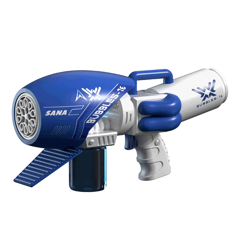 HKM-363987 Unisex Automatic Electric Bubble Gun Toy with Multiple Bubble Styles for Summer Outdoor Fun
