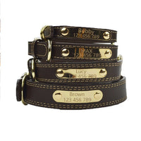 HKM-3640253 Pet-Adjustable Microfiber Leather Dog Collar - Medium to Large Sizes Available