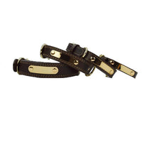HKM-3640253 Pet-Adjustable Microfiber Leather Dog Collar - Medium to Large Sizes Available