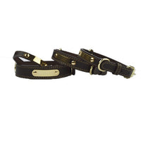 HKM-3640253 Pet-Adjustable Microfiber Leather Dog Collar - Medium to Large Sizes Available