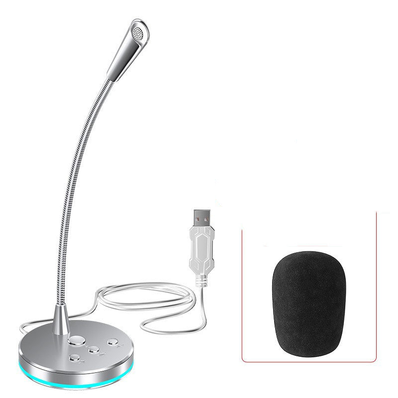 HKM-364051 USB Desktop Recording Microphone for Computer Use - Live Conference Ready