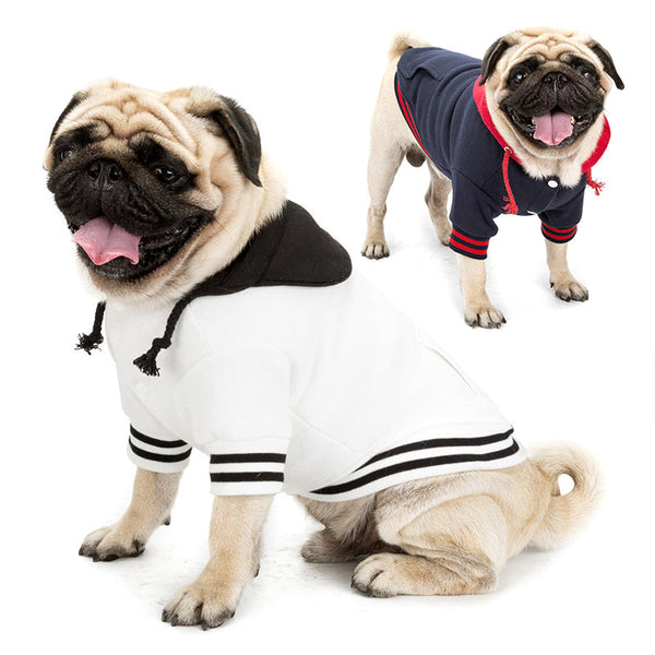 HKM-3640637 Cotton Pet Sweater with Pocket, Warm and Breathable, Available in Multiple Colors and Sizes