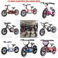 HKM-364115 Electric Mini Motorcycle for Kids with 36V Lithium Battery, 12" Wheels, Dual Speed, and Disc Brake