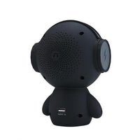 HKM-364179 Cute Mini Bluetooth Robot Speaker with 15-Hour Playtime, 5W Output Power, and 16GB Storage