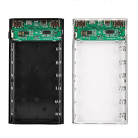 HKM-364243 18650 Lithium Battery Charging Box with LCD Display, 20000mAh Capacity, Multiple USB Ports, Lightweight and Portable for Outdoor Use