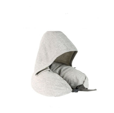 HKM-364243 U-Shaped Latex Neck Pillow in Multiple Color Options and Comfortable Cotton Fabric