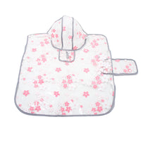HKM-3642813 Floral TPU Raincoat for Medium-Sized Dogs - Available in Pink and Yellow