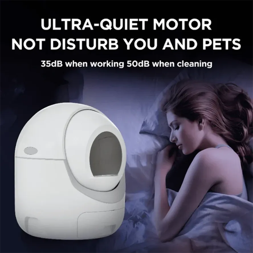 HKM-364307 Automatic Self-Cleaning Cat Litter Box with App Control