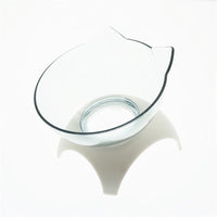 HKM-3644221 Elevated Non-Slip Double Cat Bowl with 15¡ã Tilted Stand for Enhanced Neck Comfort