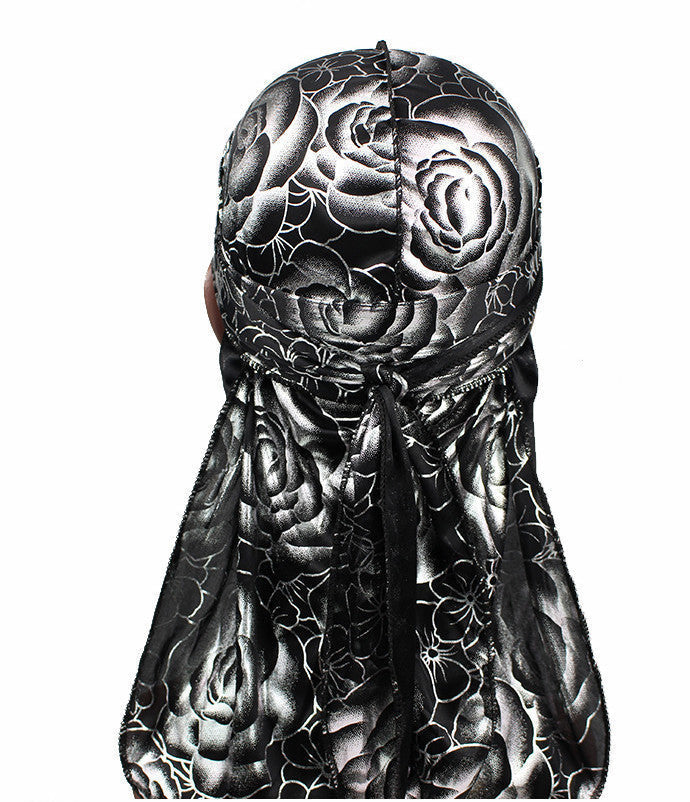 HKM-364435 Rose Imitation Silk Long Tail Pirate Hat in Various Colors