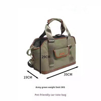 HKM-3644477 Light Blue Water-Repellent Outdoor Backpack for Small Dogs and Cats under 5kg
