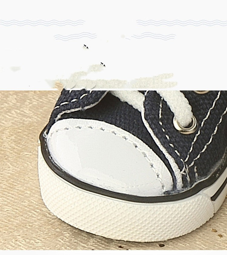 HKM-3644861 Denim Canvas Pet Shoes – Breathable and Comfortable in Blue and Pink
