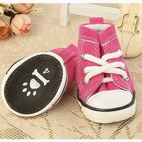 HKM-3644861 Denim Canvas Pet Shoes – Breathable and Comfortable in Blue and Pink