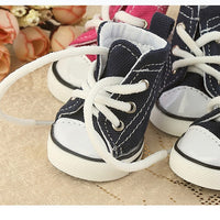 HKM-3644861 Denim Canvas Pet Shoes – Breathable and Comfortable in Blue and Pink