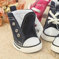 HKM-3644861 Denim Canvas Pet Shoes – Breathable and Comfortable in Blue and Pink