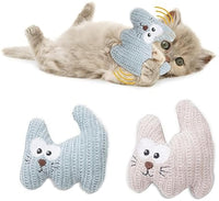 HKM-3645501 Catnip Plush Chew Toy with Bell for Kittens and Cats - Bite Resistant Teething Toy