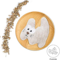HKM-3645501 Catnip Plush Chew Toy with Bell for Kittens and Cats - Bite Resistant Teething Toy