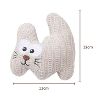 HKM-3645501 Catnip Plush Chew Toy with Bell for Kittens and Cats - Bite Resistant Teething Toy