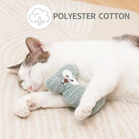 HKM-3645501 Catnip Plush Chew Toy with Bell for Kittens and Cats - Bite Resistant Teething Toy