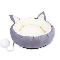 HKM-364691 Cozy Deerskin Velvet Pet Nest for Small and Medium Pets
