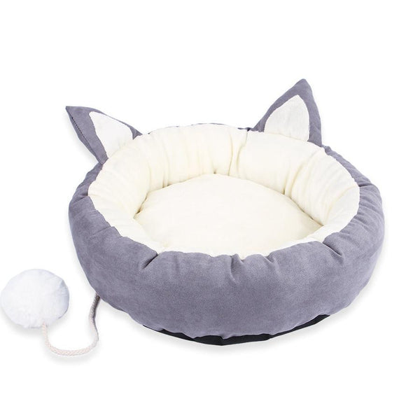 HKM-364691 Cozy Deerskin Velvet Pet Nest for Small and Medium Pets