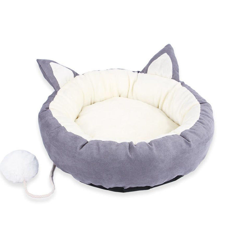 HKM-364691 Cozy Deerskin Velvet Pet Nest for Small and Medium Pets