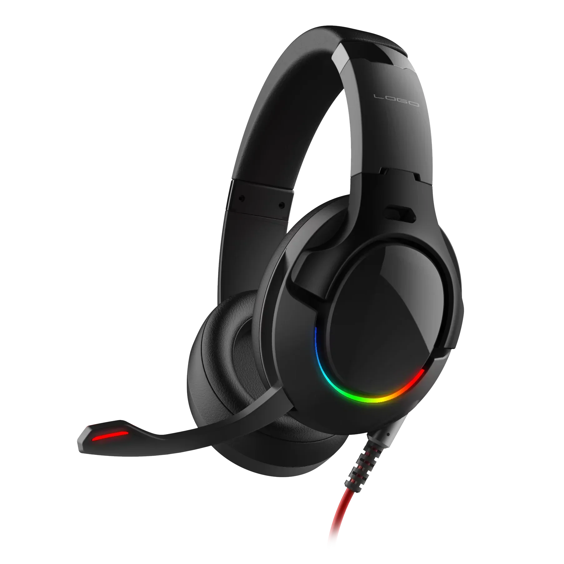 HKM-364691 Onikuma K9 3.5mm Wired RGB Gaming Headset with Active Noise Cancellation and Comfortable Over-Ear Design