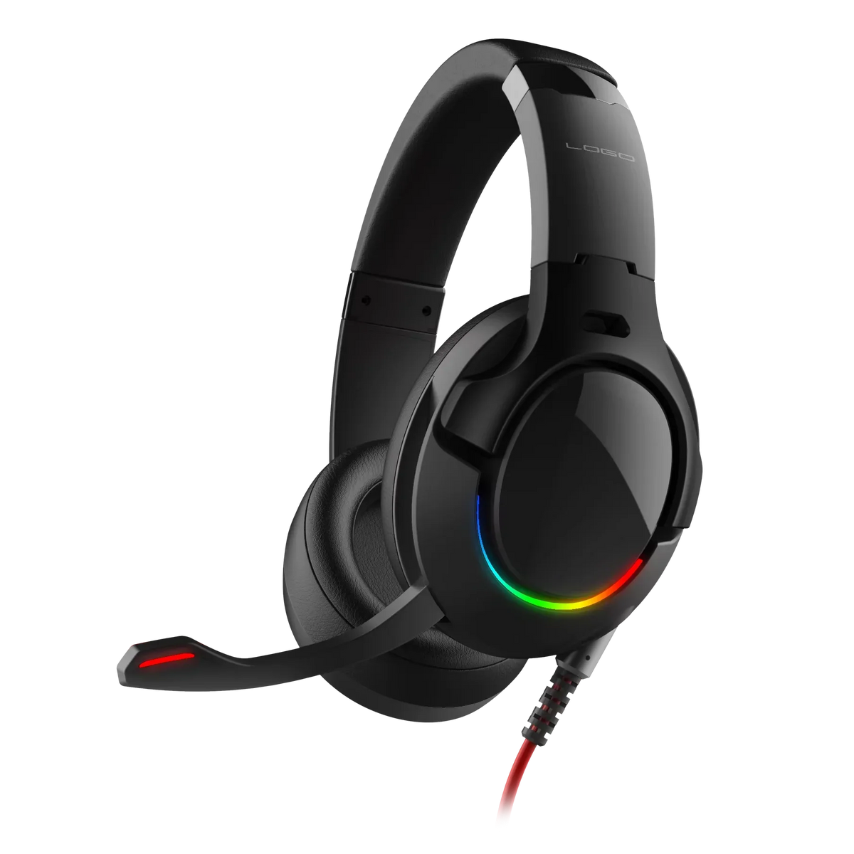 HKM-364691 Onikuma K9 3.5mm Wired RGB Gaming Headset with Active Noise Cancellation and Comfortable Over-Ear Design