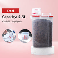 HKM-3650237 Moisture-Proof Cat Food Storage Barrel - Sealed Snack Container in Multiple Sizes