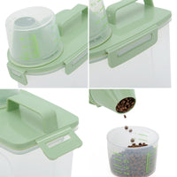 HKM-3650237 Moisture-Proof Cat Food Storage Barrel - Sealed Snack Container in Multiple Sizes
