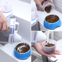 HKM-3650237 Moisture-Proof Cat Food Storage Barrel - Sealed Snack Container in Multiple Sizes