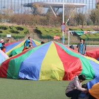 HKM-365139 Outdoor Play Parachute for Kids - Custom Sizes Available with Handles