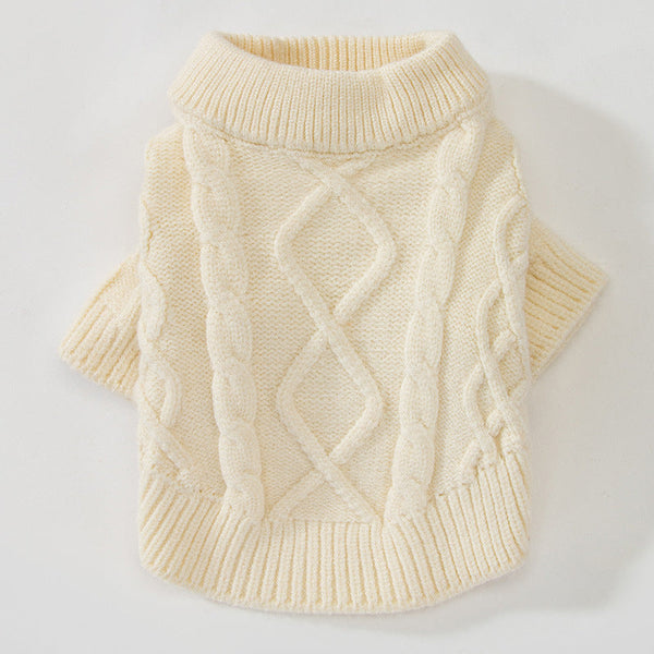 HKM-3651773 Spring Knitted Rib Sweater for Small Dogs and Cats in Multiple Colors
