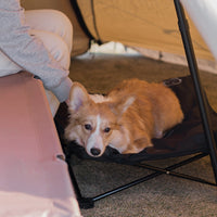 HKM-3652413 Detachable Outdoor Folding Pet Bed with Waterproof Oxford Cloth and Aluminum Alloy Frame