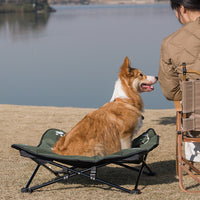 HKM-3652413 Detachable Outdoor Folding Pet Bed with Waterproof Oxford Cloth and Aluminum Alloy Frame