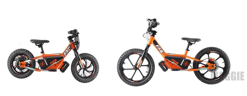 HKM-365267 16-Inch 250W Electric Balance Bike for Kids - No Pedals, Steel Fork, Aluminum Frame, CE Certified
