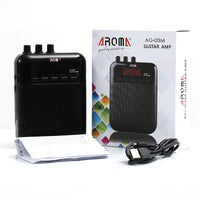 HKM-365331 Rechargeable Mini Speaker with Guitar Volume and Pitch Control, Microphone Input, and Music Playback Function