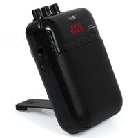 HKM-365331 Rechargeable Mini Speaker with Guitar Volume and Pitch Control, Microphone Input, and Music Playback Function