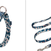 HKM-3655741 Leakproof Dog Collar in Broken Flower Patterns - Sizes 2XS to 3XL