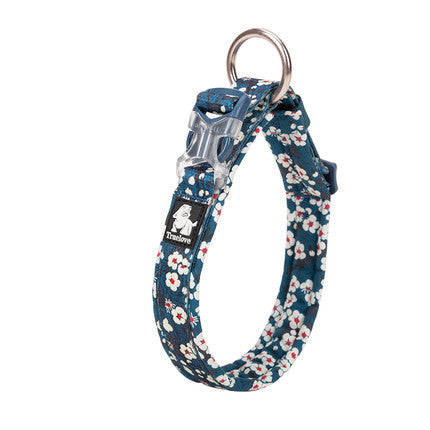 HKM-3655741 Leakproof Dog Collar in Broken Flower Patterns - Sizes 2XS to 3XL