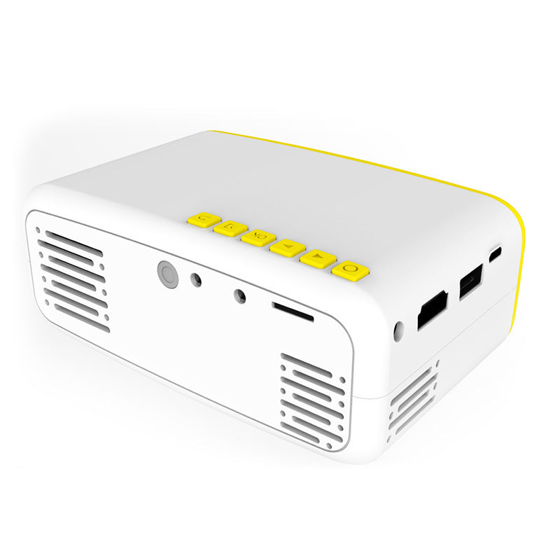 HKM-365715 Miniature HD Projector with 320x240 Resolution, Manual Focus, and Multi-Media Support