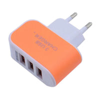 HKM-365715 Plastic Travel USB Charger - 220V Input, 5V Output, 1000mA Charging Current