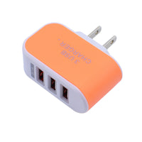 HKM-365715 Plastic Travel USB Charger - 220V Input, 5V Output, 1000mA Charging Current